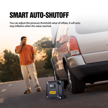 STEELMATE T5 Car Tyre Air Compressor Pump - Motorcycle -  6 MONTHS WARRANTY