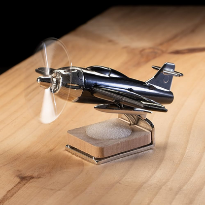 SOLAR AIRPLANE CAR DASHBOARD PERFUME DIFFUSER CAR AIR FRESHENER
