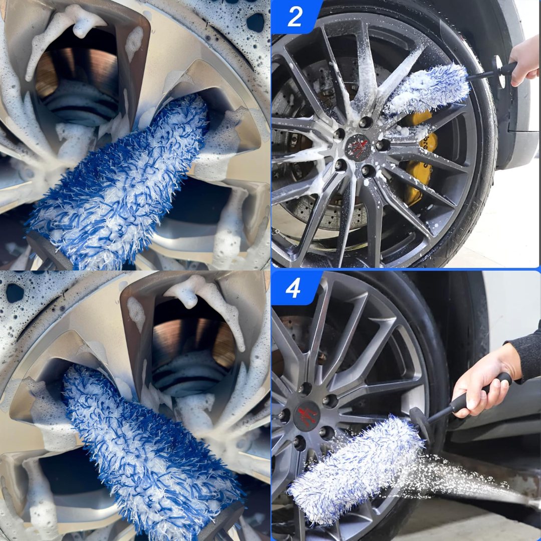 TYRE SOFT WHEEL DETAILING BRUSH - MICROFIBER LONG RANGE