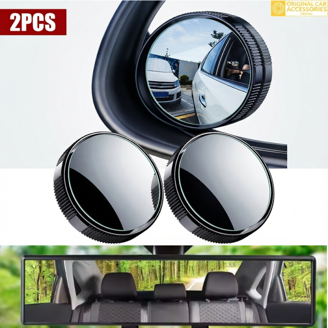 REAR VIEW  MIRROR + 2PCS CAR BLIND SPOT MIRROR