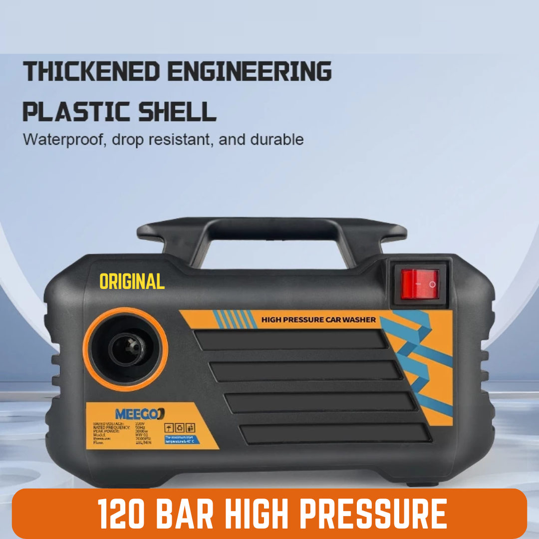 ORIGINAL 120 BAR HIGH POWER PRESSURE WASHER FOR CAR AND SOLAR WASH
