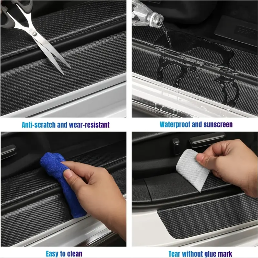 CHANGAN Logo Carbon Fiber Sill Protector
