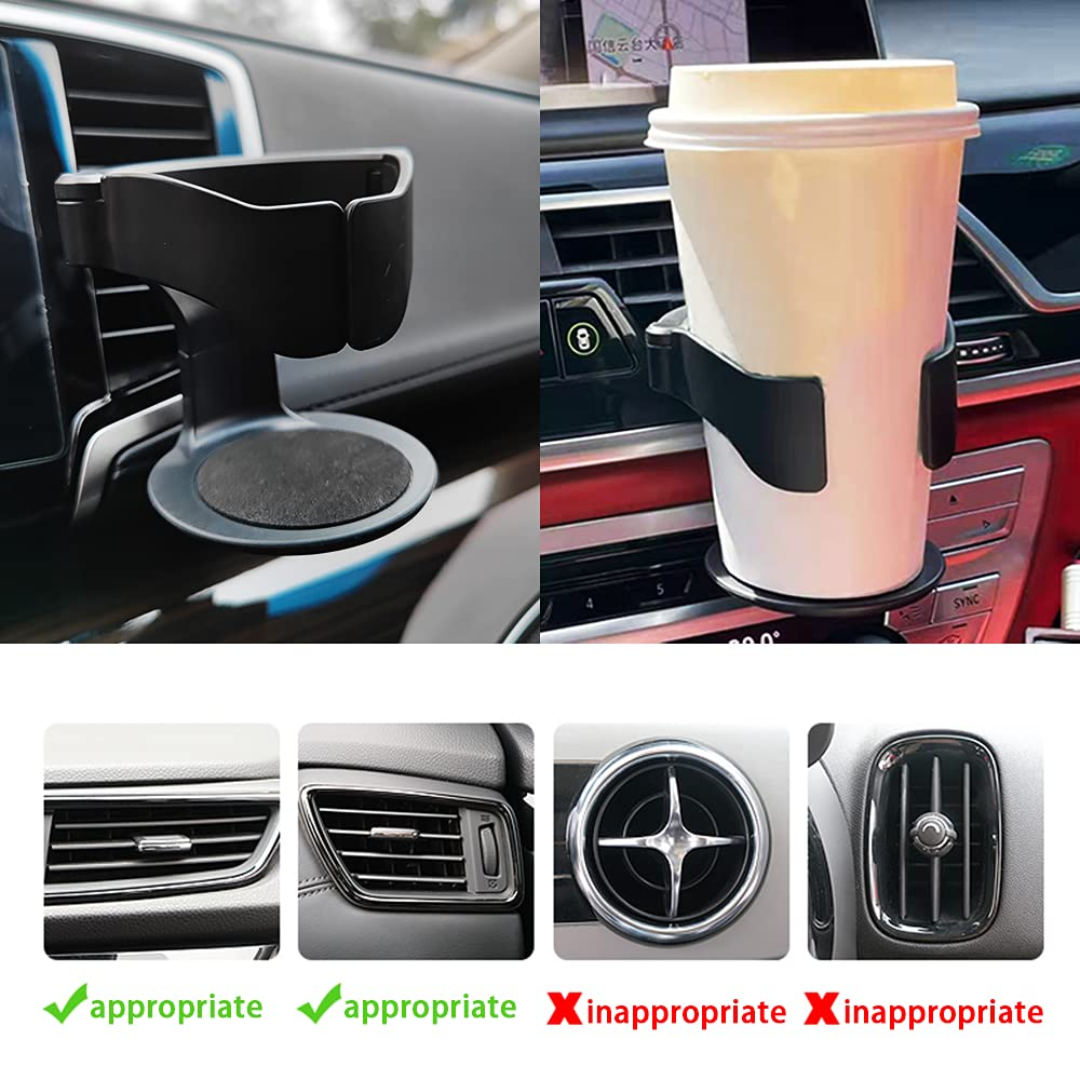 2 Pcs Car Cup Holder Universal  - Bottle Holder(Pack Of 2 )