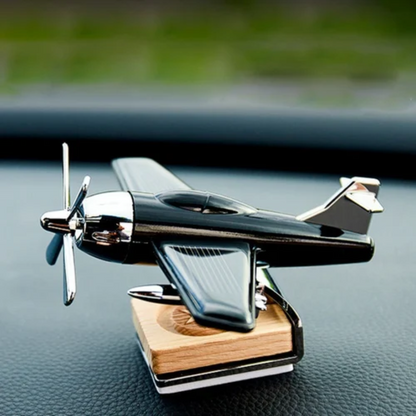 SOLAR AIRPLANE CAR DASHBOARD PERFUME DIFFUSER CAR AIR FRESHENER