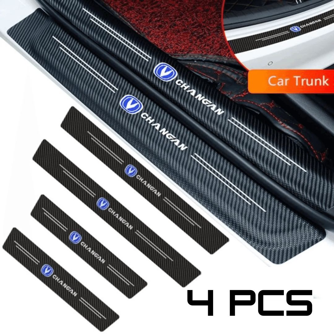 CHANGAN Logo Carbon Fiber Sill Protector