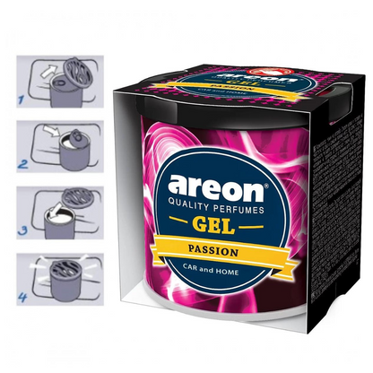 Areon Gel - Passion - Gel Perfume -80 Grams