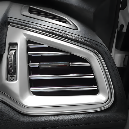 CAR AC DECORATION STRIP (10 PCS / PACK) RED-BLUE