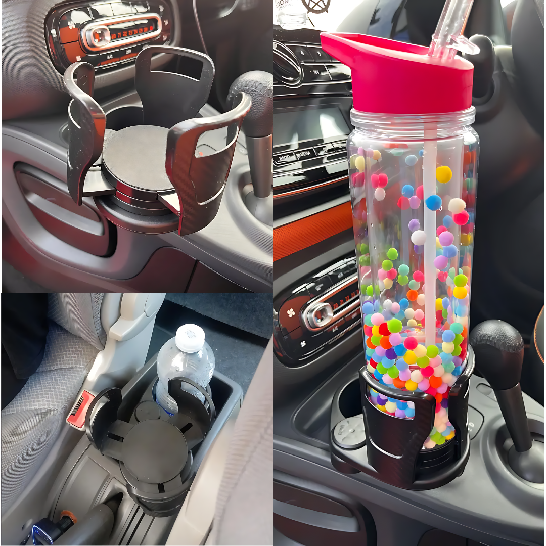 UNIVERSAL 2 IN 1 CAR CUP HOLDER 360° ROTATING