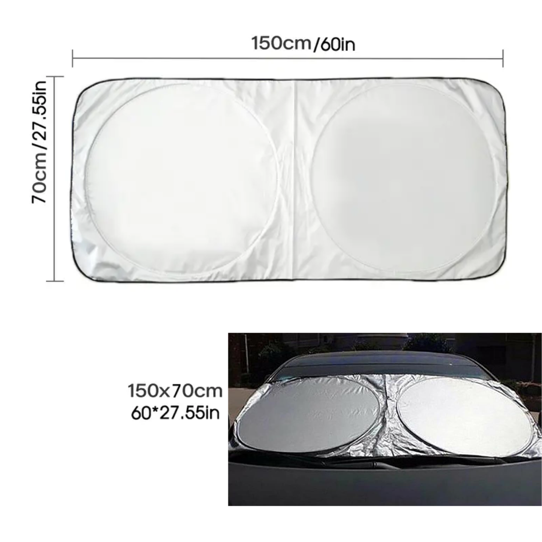 CAR WINDSCREEN SUNSHADE RING STYLE HATCHBACKS-SEDANS