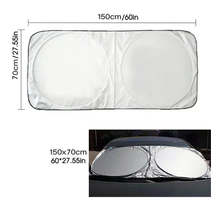 CAR WINDSCREEN SUNSHADE RING STYLE HATCHBACKS-SEDANS