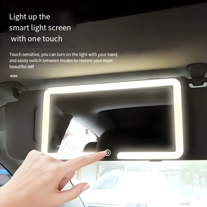 Rechargeable Car Make-Up LED Mirror