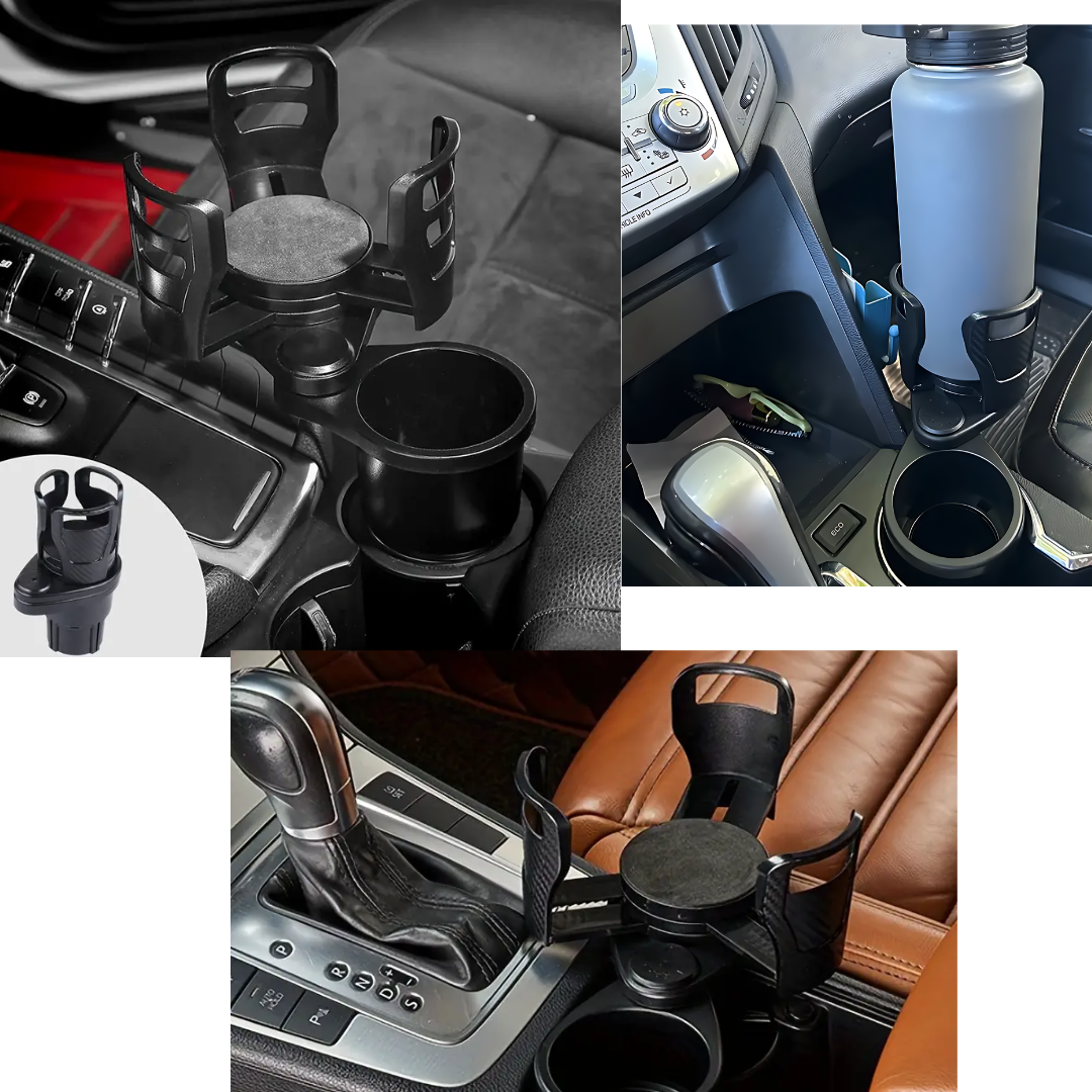 UNIVERSAL 2 IN 1 CAR CUP HOLDER 360° ROTATING
